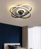 Modern bedroom decor led ceiling fan light lamp dining fans with lights remote control lamps for living room