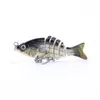 5 sztuk / partia Fishing Multi Colled Hard Baits Realistyczne Wobblerze 5 CM 2.5g 6 Segments Swimbait Przynęty