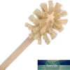 Brosse à bouteilles étroite en poils de sisal pour vases pichets long manche en bois naturel multifonction zéro déchet brosse de nettoyage de cuisine prix usine conception experte