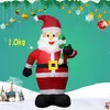 1.2m Opblaasbare Santa Claus Light Christmas Decoratie Tuin Speelgoed Openlucht Home 211019