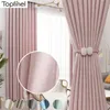 curtain kitchen pink