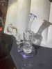 Dab Oil Rigs 8" bong hookahs 14.5mm Male Joint Recycler Quartz Banger Glass Water Pipes