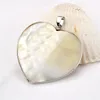 Coeur Blister Perles Pendentif Coquille Brute Perle Bijoux DIY Supply Plage et Boho Inspiré 5 Pièces