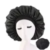 10pcs Lot Ladies Women Satyn Silk Silne czapki czapki Sleep Night Cap Head Cover Hat Elasty Elasty Per Hair Rozmiar 2907093