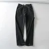 Mode pojkvän jeans för kvinnor mamma svart harem hög midja byxor denim byxor streetwear 210521