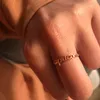 Minimalistische Dunne Open Goud 12 Star Signs Band Ring Constellation Verjaardag Vriendschap Sieraden Gift Persoonlijkheid Custom Zodiac Rings F