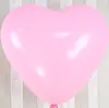 Tjock stor 36 tums hjärtformad latexballonger Bröllopsfödelsedagsfest dekoration Mors dag dekorationer ballong