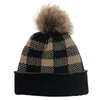 Erwachsene Dicke Warme Wintermütze Für Frauen Weiche Stretch Zopfmuster Gestrickte Pom Poms Beanies Hüte Damen Skullies Beani Girl Ski Cap Beanie 5826639