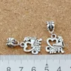 150pcs Cheerleader Heart I Love to Cheer Handmade Metal Charms Pendants DIY Jewelry Making Accessories A-660216V