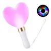 Love Shape LED Light Stick Annual Interactive Cheer Heart Lighting Random Color