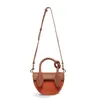 Вечерние сумки кожаное седло для женщин модная сумочка на плечах классический винтажный дизайн женский кросс -сумки Casual Lady