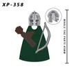 Одноместный продать средневековый рыцарь лорд рохан воин аксессуары оружие оружие броня шлем экран фигуры строительные блоки детские игрушки XP355-362 Y1130