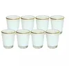 Fast 1.5oz Sublimation shot glass wine glasses frosted clear white blank cocktail cup Heat Transfer Drinking Mugs 144pcs per carton ocean freight