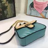 Women Luxurys Designers Bags 2021 Fashionable one-shoulder messenger bag shiny classic color matching retro comfort Model: 583571 size 21*15.5*8cm