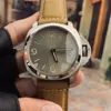 Luxury Men039s assistir Leather Watch Band à prova d'água Movimento mecânico automático de 42 mm de alta qualidade AAA5140096