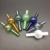 22mm vidro de vidro bolha tampa carb para quartzo térmico p banger 10mm 14mm 18mm quartzo unha térmica para plataformas de óleo Bongs de vidro