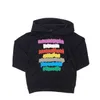 Boys Girls Designer Hoodies Fashion Streetwear Kids Sweatshirts with Seven Language Printed Children Loose Casual Winter Tops Pullover Clothings