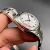 Relógio feminino clássico à prova d'água 178240 278240 31 mm espelho safira mecânico mostrador romano prata aço inoxidável pulseira relógio de luxo