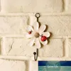 Creative Resin Wall Hooks Crafts Flower Home Decoration Accessories For Living Room Key Holder Bathroom Porte Mural & Rails Factory price expert design Quality