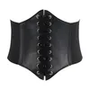 Riemen Vrouwen Corset Brede Riem Pu Lederen Body Tailleband Zwart Sexy Afslanken Elastische Taille Voor Jurk Goth Feminin Cinto sobretudo