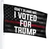 3x5 Geef me niet de schuld. Ik heb gestemd voor Trump Flag, Digital Printing 100D Polyester Custom Banner Festival Gebruik, Double Stitching FJ08