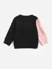 Baby Cartoon Graphic Frill Trim Sweatshirt Hon