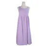 Women Summer Dresses Solid Green Casual Backless Lace-Up Bow Strap O-neck Sleeveless Pleated Long Dress 10133 210417