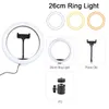 45cm 33cm 26cm LED Selfie Ring Light Illuminazione fotografica professionale Photo Studio Fill Light per Youtube VK Makeup Video