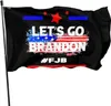 DHL 3x5ft Lets Go Brandon Flag Brandon Flags Banner 90*150CM Exterior Decoração Interior