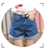Shorts dames zomer korte jeans denim wide been hoge taille Jean voor meisjes rollup zoom los plus size bf broek m l xl