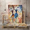 Moderne dekorative Malerei afrikanische Kunst Mädchen tanzen bunte Wand Poster abstrakte Bilder für Wohnzimmer Leinwand Prints267S