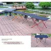 Utomhus campingbord Bärbar vikbar skrivbordsmöbler Datorsäng Ultralight Aluminium Vandringsklättring Picnic Folding Tabeller DJ005