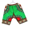 8 couleurs grande taille 100% coton tissu Dashiki pantalon court africain 210714