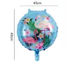 Party Decoratie 18 inch rond Hawaiiaanse ballon flamingo aluminium folie wijnglasblad verjaardag