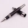 Высококачественный Джон Ф. Кеннеди Черный углеродный волокно роллерный шариковые ручки ручки