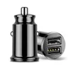 Ny Universal Mini Car Charger för iPhone X Samsung S10 Xiaomi Mi 9 3 1A Fast Car Charging USB Car Charger Adapter Telefonladdare207V