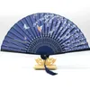 Silk Folding Fan Party Favor Chinese Japanese Pattern Art Craft Gift Home Decoration Ornaments Dance Hand Fans