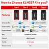 10st / lot elm327 v1.5 pic18f25k80 Chip bt wifi-kodläsare Elm 327 OBD2 Scanner Bil Diagnostiska verktyg för Android Ios PK ICAR2