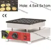 25 fori uso commerciale antiaderente mini pancake olandese poffertjes maker machine baker grill stampo in ferro piatto