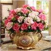 European and American style retro resin vase home office desktop decoration creative vase wedding gift Christmas decorations 210409