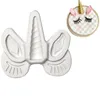 3D Ciasto Dekorowanie Kremówka Lodowaci Silikonowa Formy - Unicorn Horn Ears Eyelash Formy do pieczenia CCB14120