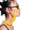 Simple Acrylic Eyeglass Chain Big Plastic Sunglasses Chains Fashion Pure Color Neckline Accessories Multiple Colors Wholesale