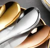 2021 cucchiaio conte in acciaio inossidabile 304 placcatura colore oro nero cucchiaio da corte in oro rosa 14,7 * 4 cm scoop a fondo tondo all'ingrosso