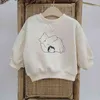 Sweat-shirt version coréenne du bébé ours paresseux garçon mignon dessin animé décontracté pull à col rond vêtements d'automne 1017 35 210622