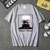 Tokyo Ghoul Uniex Cloths Hot Anime Short Sleeve Casual Fashion T-shirt Y0809