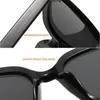 Gafas de sol 2021 Marco cuadrado Negro Vintage UV400 Boy Muchacha Cara Redonda Picicia Y2K Picnic PO accesorios en verano