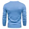 O-neck Pullover Men's Sweater Casual Solid Color Warm Sweater Men Winter Fashion Slim Mens Sweaters 11 Colors 210809