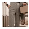 Runway Moda Houndstooth 2 sztuka Zestaw Kobiety Biznes Pracy Noszenie Spodnie Garnitury Office Lady 210520