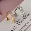 Кнопка из стали Кнопка Belly Crystal Piercing пупок Сердце Стиль пупок Пирсинг Серьез Пирсинг Сексуальное Тело Ювелирные Изделия Омблиго