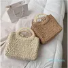 Sac de paille 2021 été tissé à la main Simple plage femme